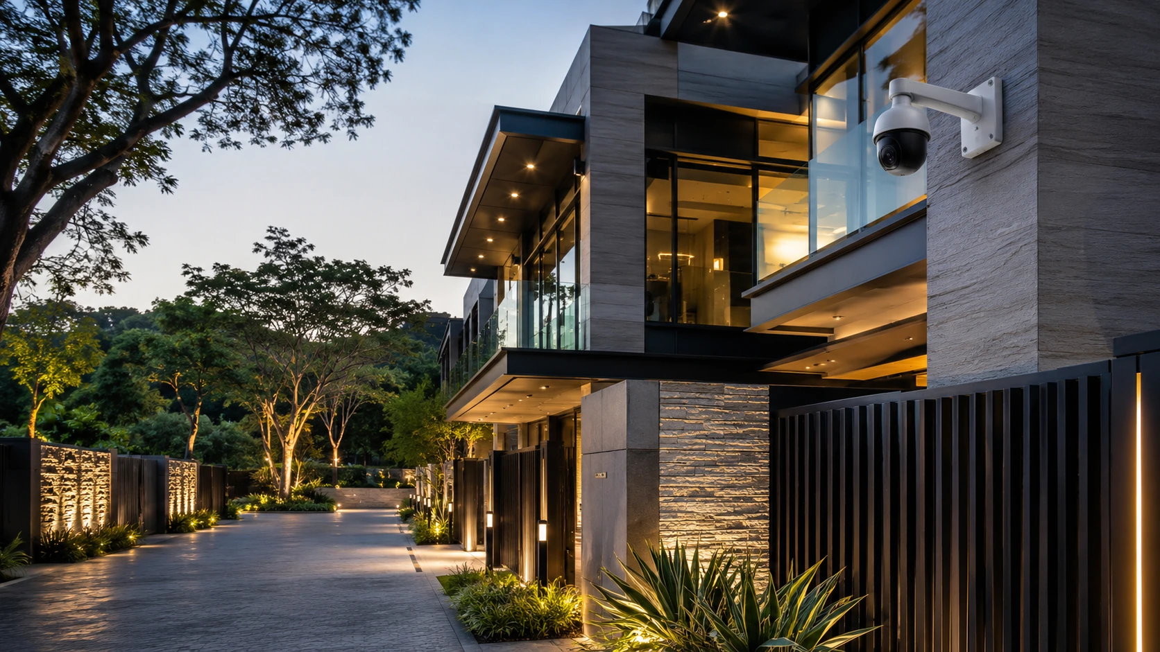 Premium smart security for a luxury residence